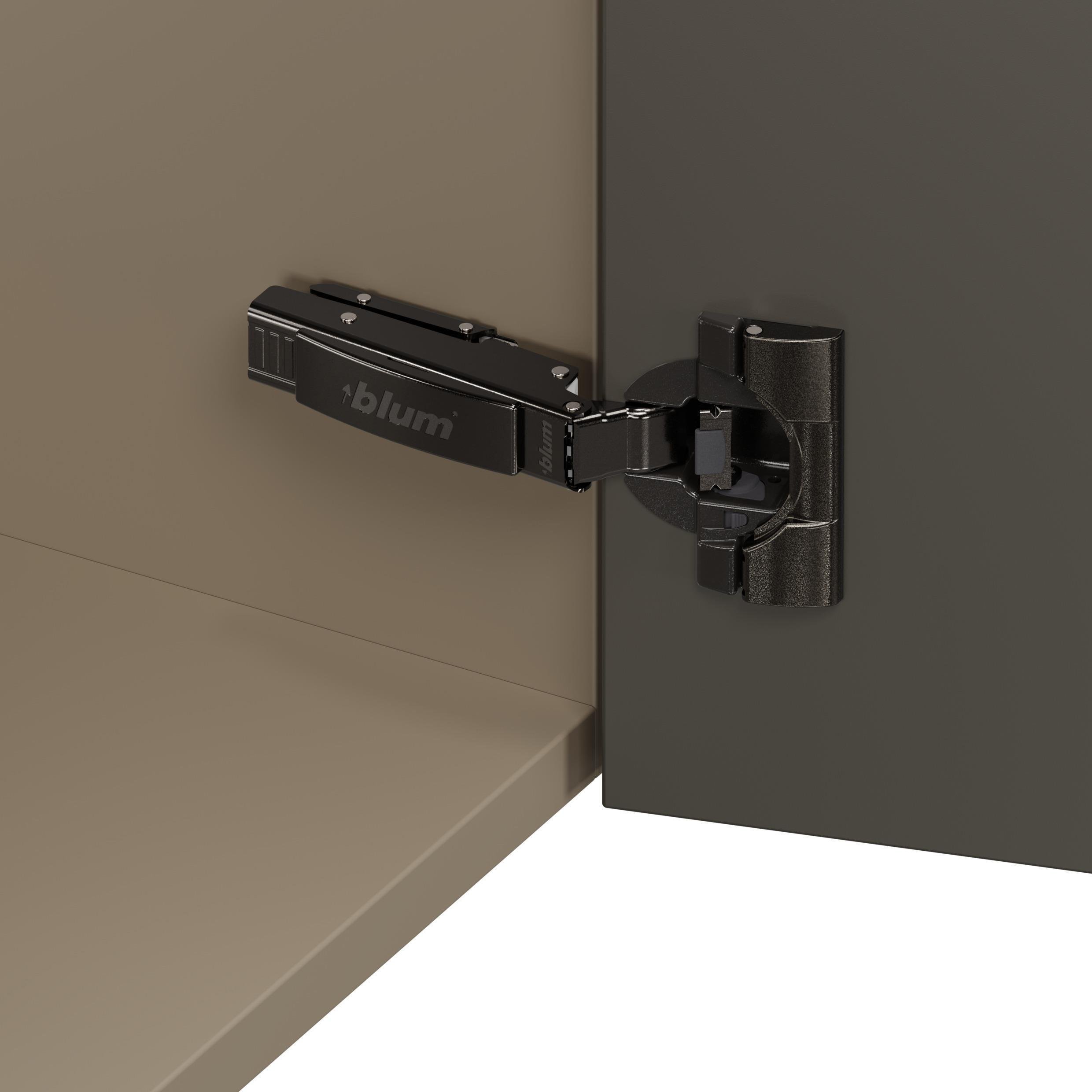 Blum Clip Top Blumotion 107 Drc Onyx Siyah Düz Menteşe 75B1550 + 174H7100