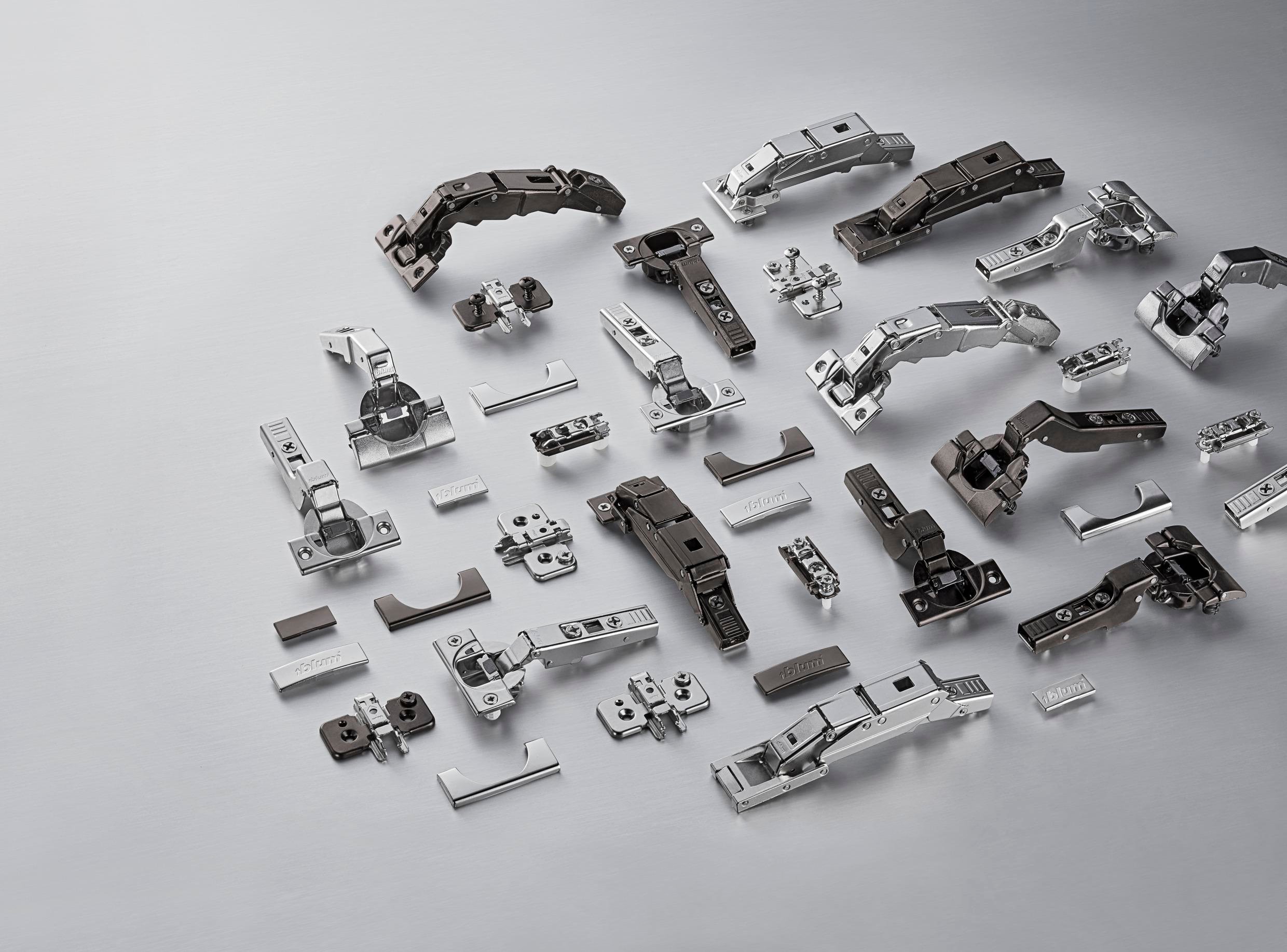 Blum Clip Top Düz Blumotion Ent. Alüminyum Profil Kapak Menteşesi 71B950A + 173L6100