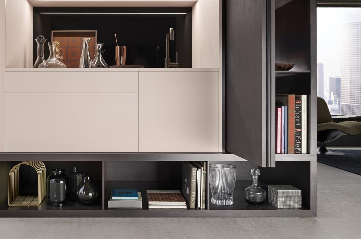 Blum Revego Duo + Duo Çift Kapak Açılır ve İçeri Kayar Kapak Sistemi