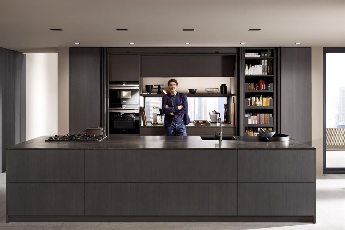 Blum Revego Duo + Duo Çift Kapak Açılır ve İçeri Kayar Kapak Sistemi