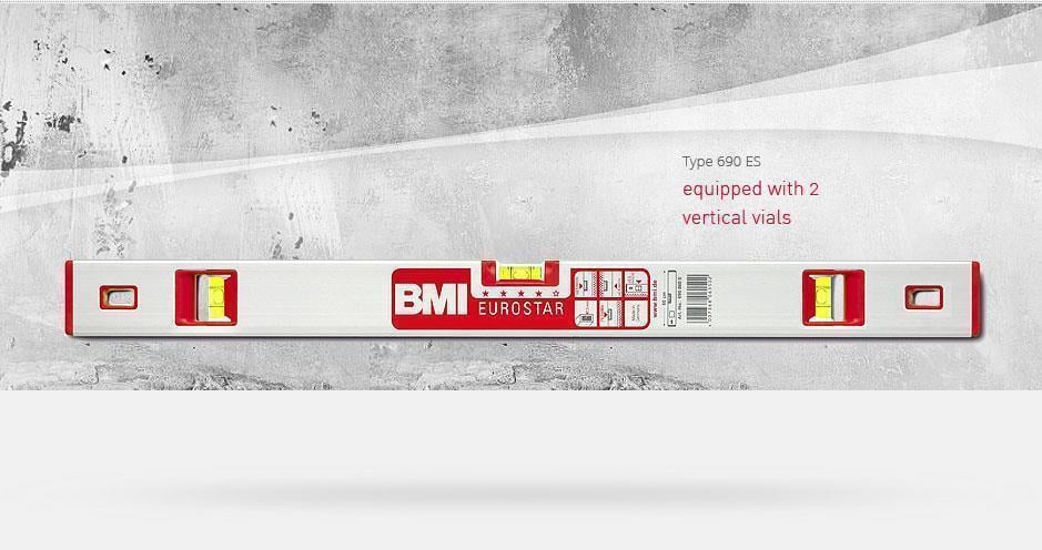 BMI EUROSTAR 690 Alüminyum Su Terazisi 40 cm.