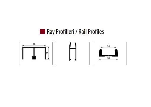 Cam Sürgü Kapak Sistemi Ray Takımı 