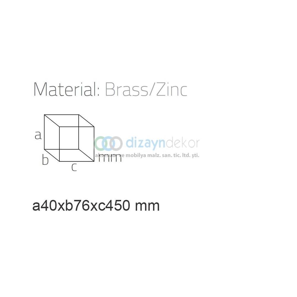 Castle Antik Sarı Uzun Havluluk 60 Cm