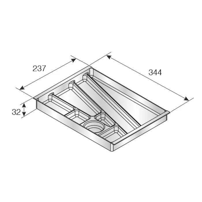 Çekmece İçi Plastik Kalemlik Organizer