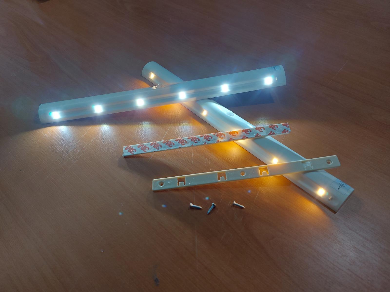 Çekmece ve Dolap İçi Hareket Sensörlü Pilli Aydınlatma