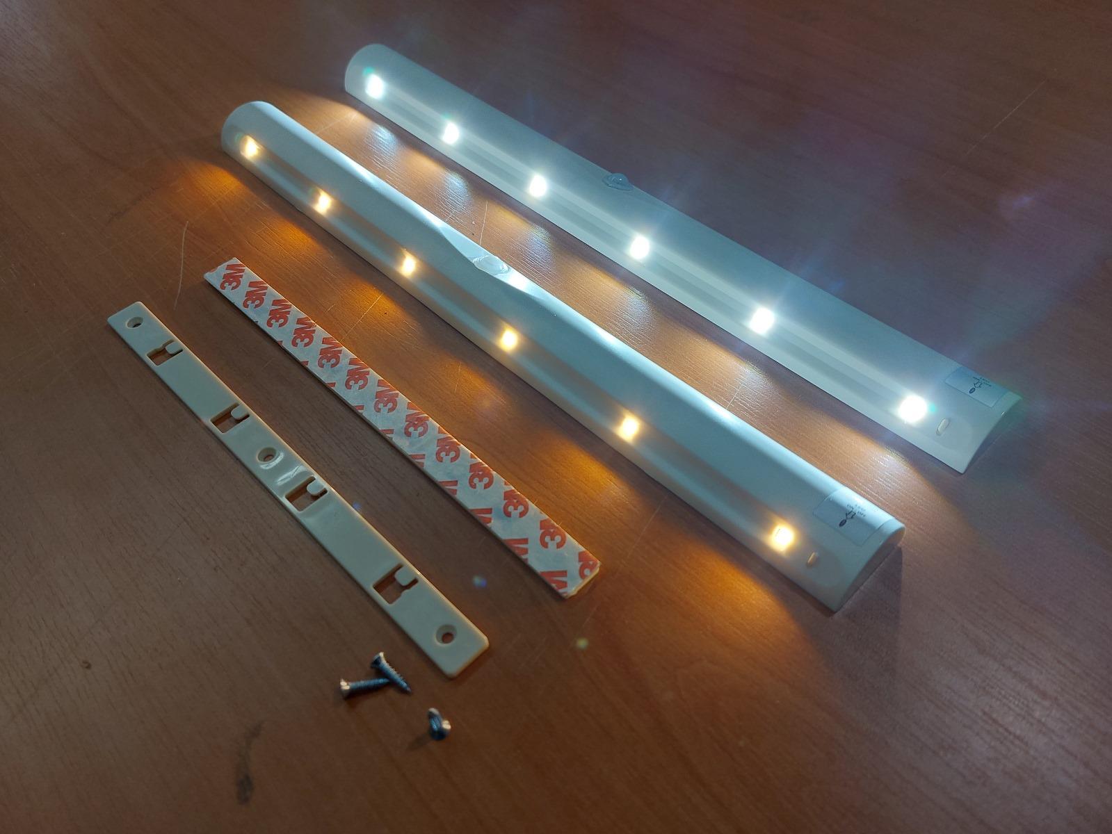 Çekmece ve Dolap İçi Hareket Sensörlü Pilli Aydınlatma