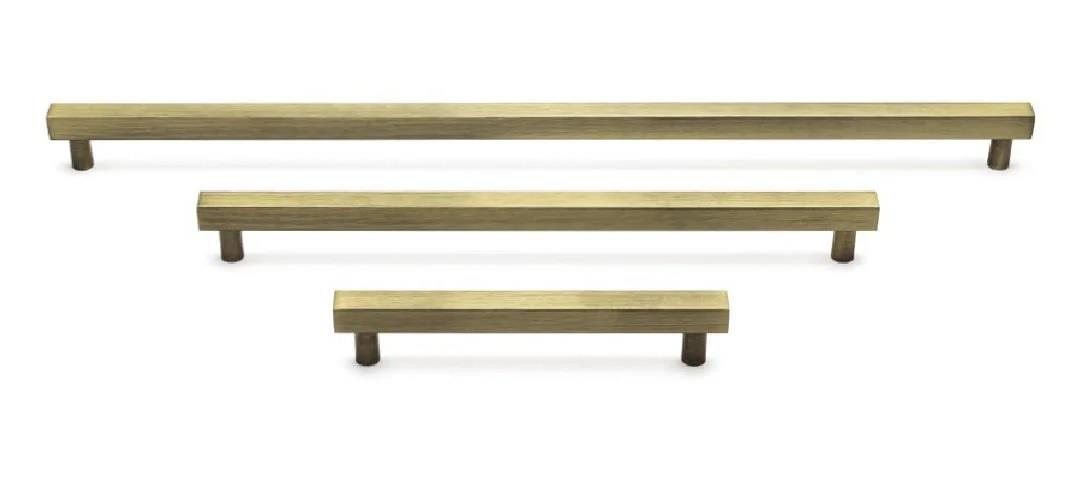 Cube Kare Boy Çubuk Kulp Antik Bronz 800 mm. 208800