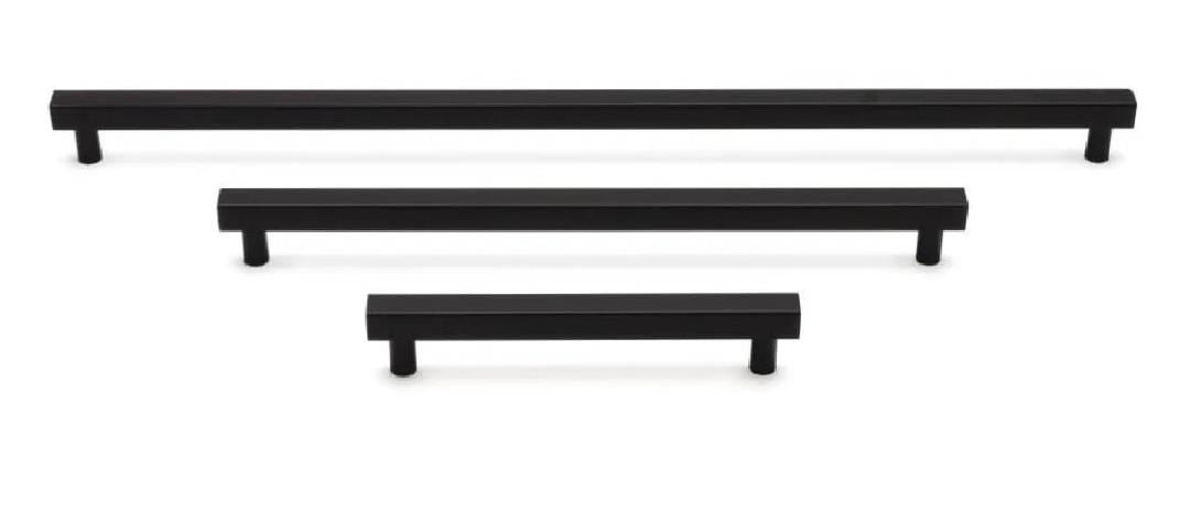 Cube Kare Boy Çubuk Kulp Siyah 320 mm. 208800