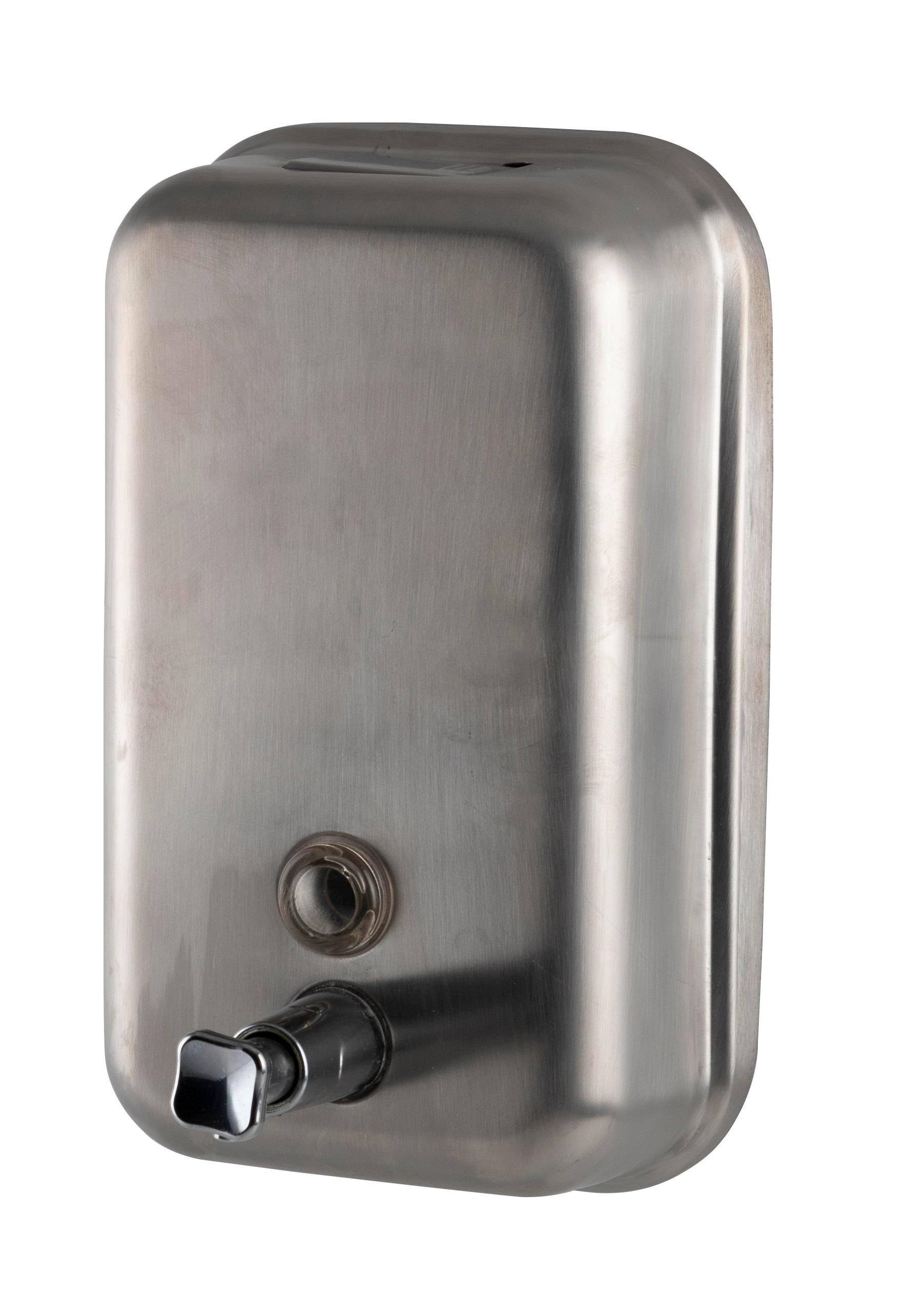 Dikey Sıvı Sabunluk Butonlu Saten 500 Ml