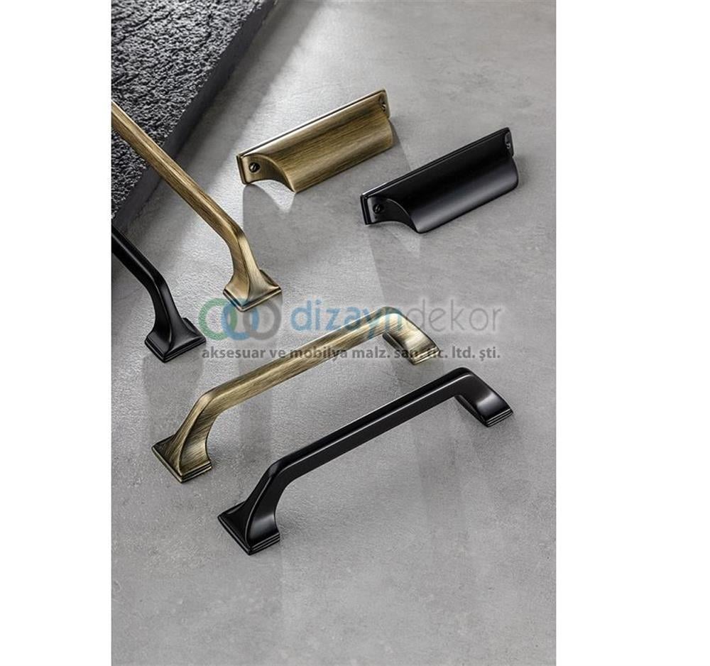 Doka Çekme Kulp Mat Siyah 64 Mm 204523