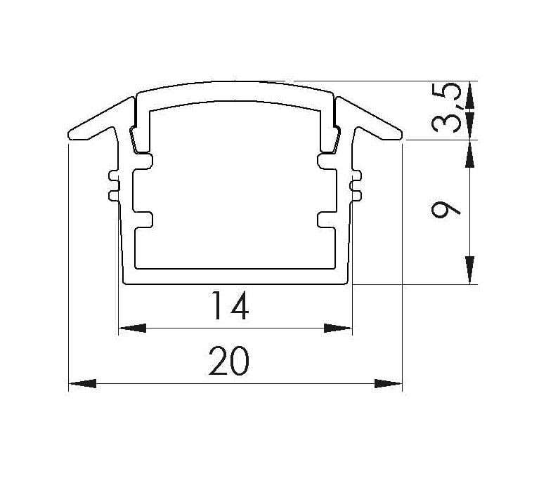 Dokunmatik Gömme Led Aydınlatma 90 Cm