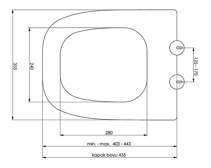 Energy Abs Soft Close Klozet Kapağı