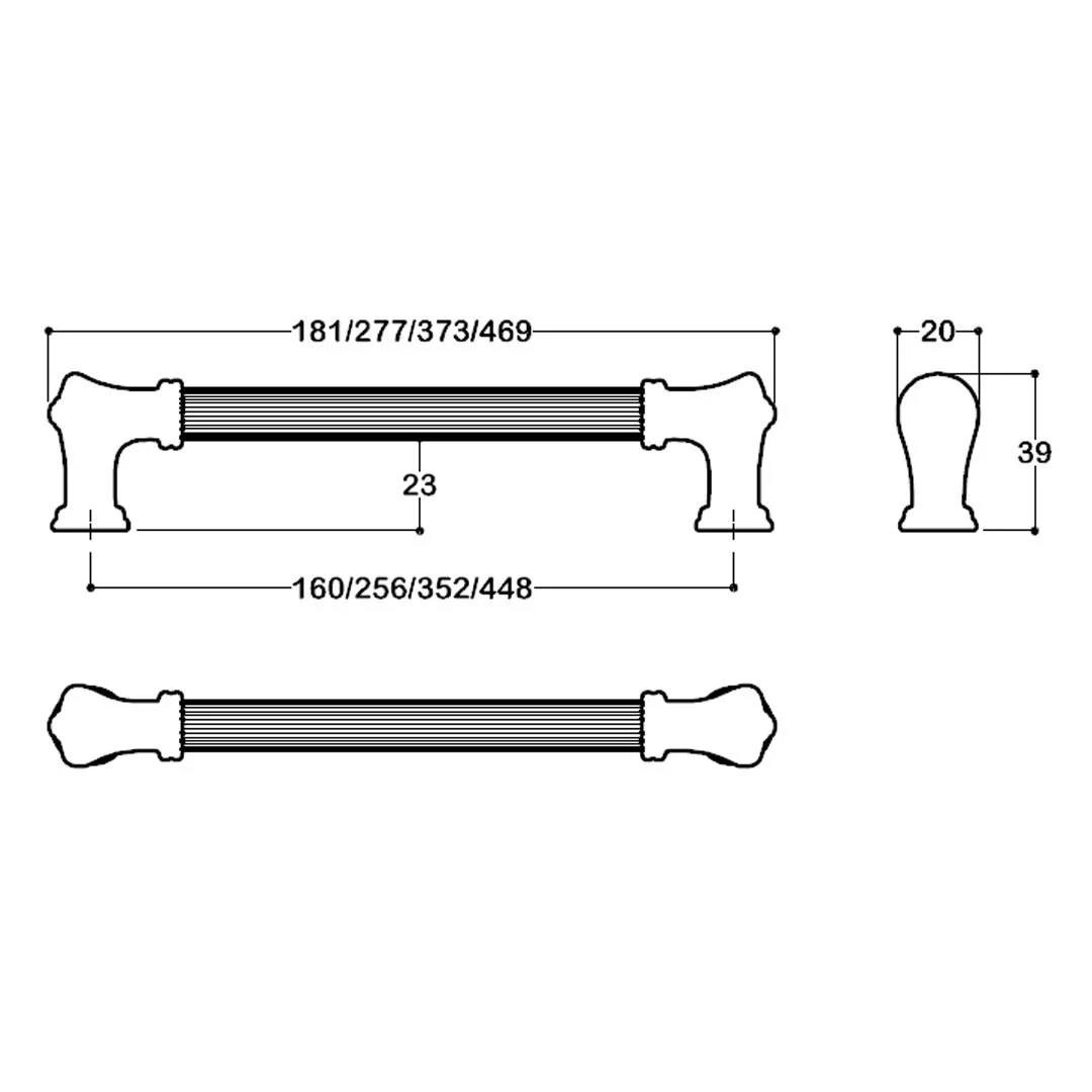 Galaksi Lüks 4640 Antik Bronz 160 Mm
