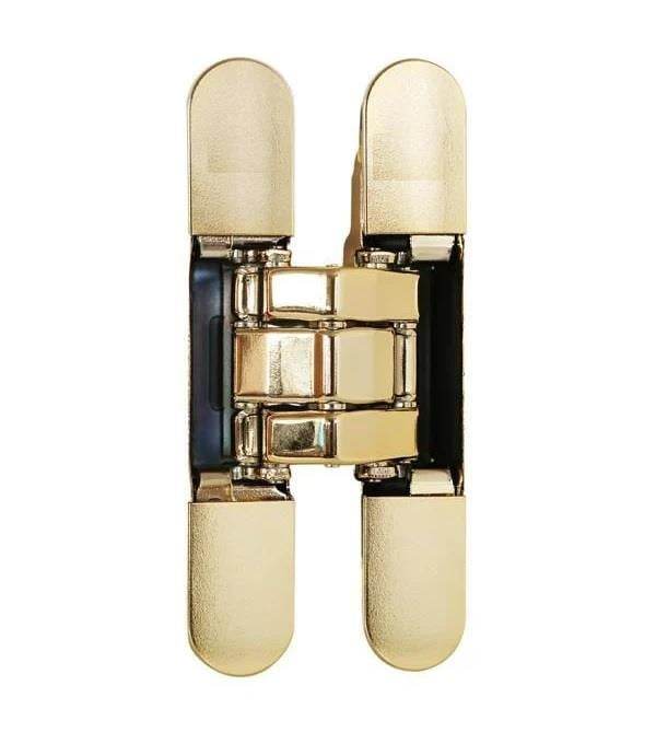 Gizli Ayarlı Kapı Menteşesi Parlak Pirinç 160*28 Mm