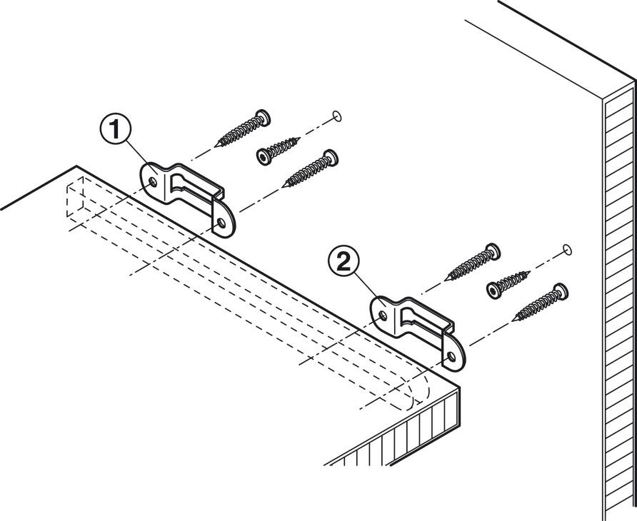 Gizli Dolap Panel Bağlantı Elemanı 