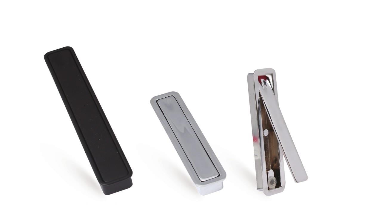 Gömme Kulp Basmalı Mat Siyah 32 Mm