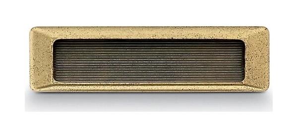 Gömme Kulp Kare Antik Bronz 128 Mm