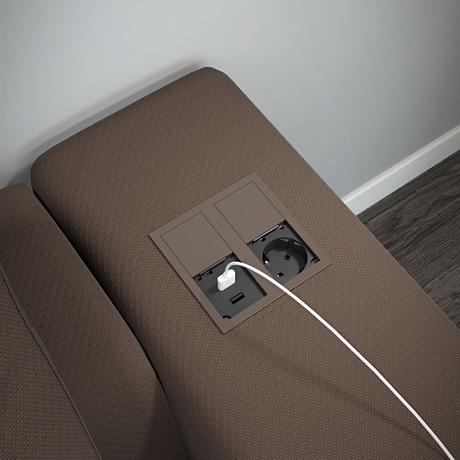 Hit İkili Fonksiyonel Gizli Priz Seti Mat Siyah