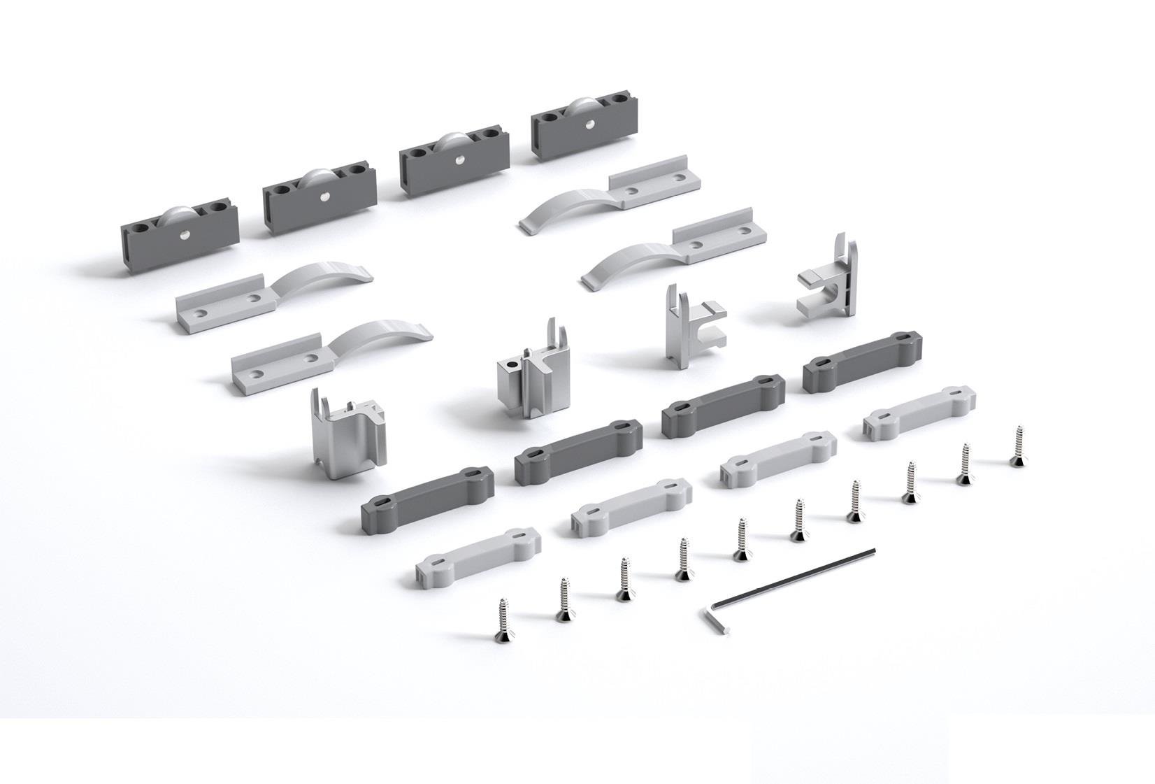 İçten Çalışır Cam Sürgü Kapak Sistemi