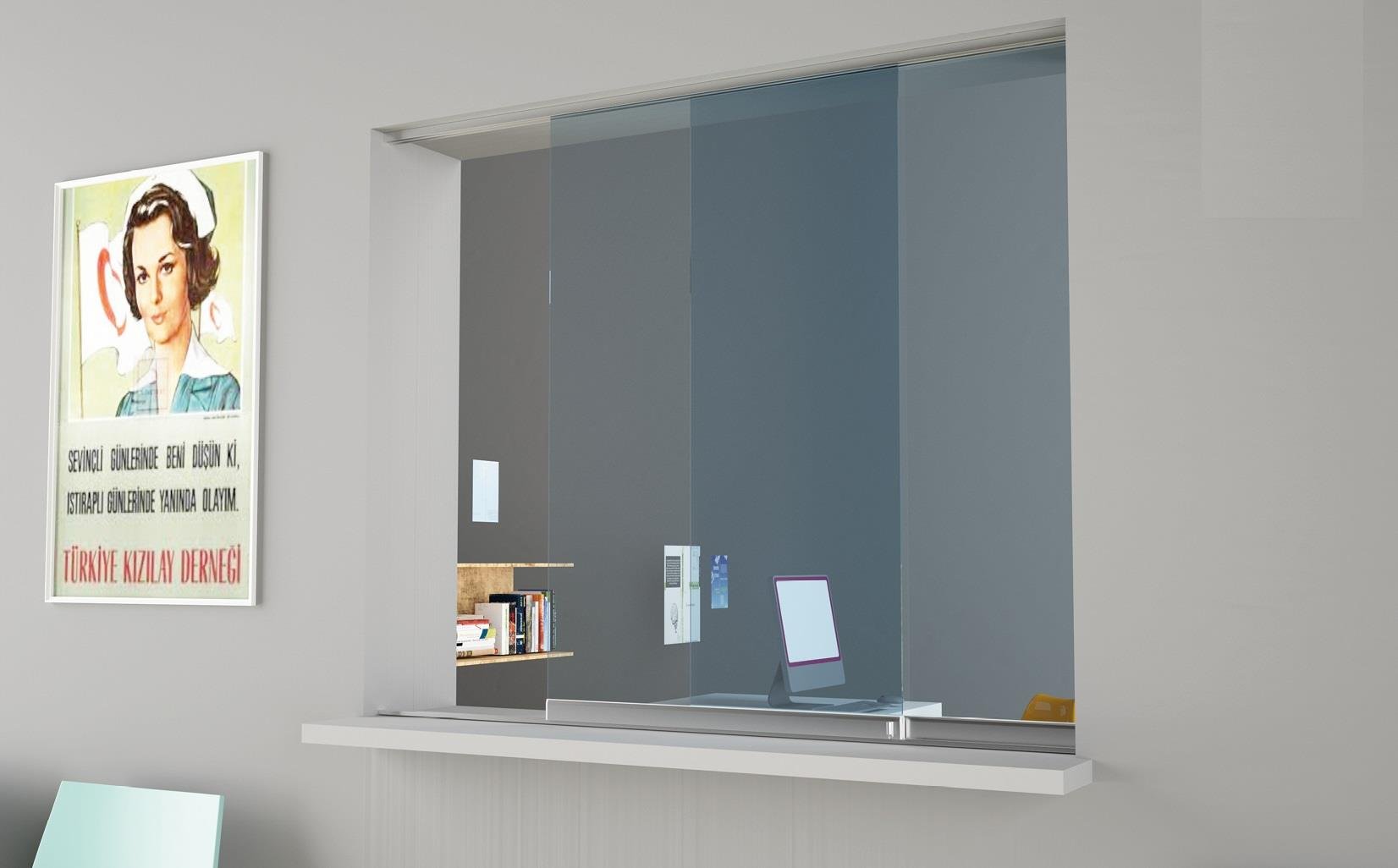 İçten Çalışır Cam Sürgü Kapak Sistemi