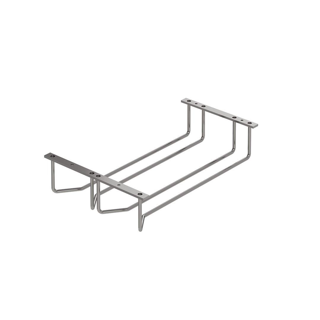 Kadeh Bardak Askısı 2 Bölmeli Krom-antrasit