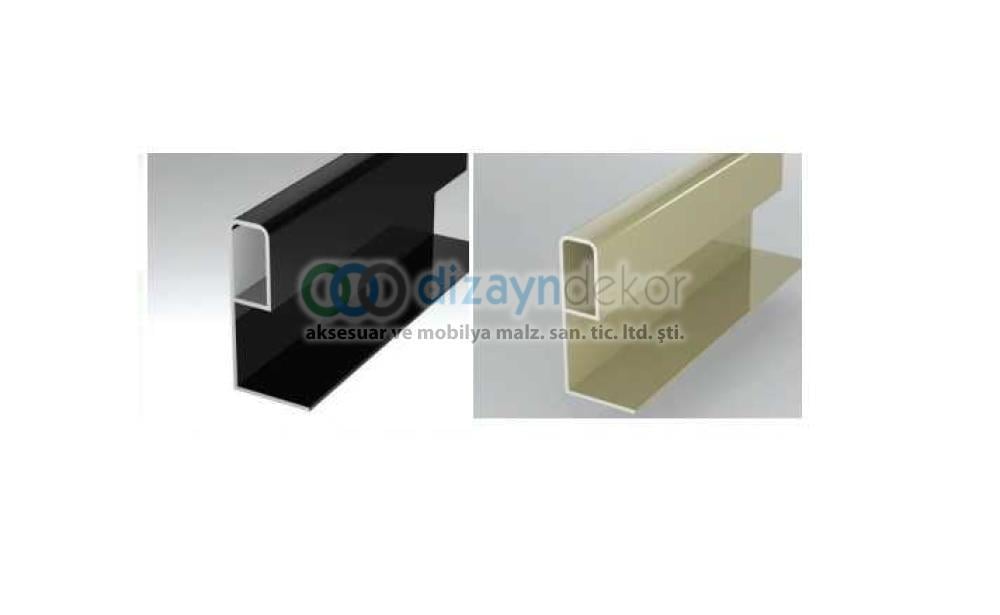 Kapak Ve Sürgü Kulp Profili Parlak El. P 250 Cm