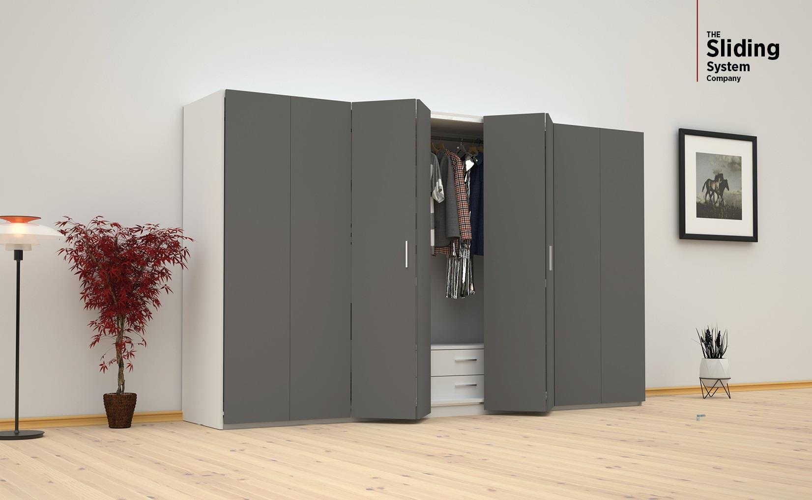 Katlanır Gardrop Kapak Sistemi WingSlide 7440