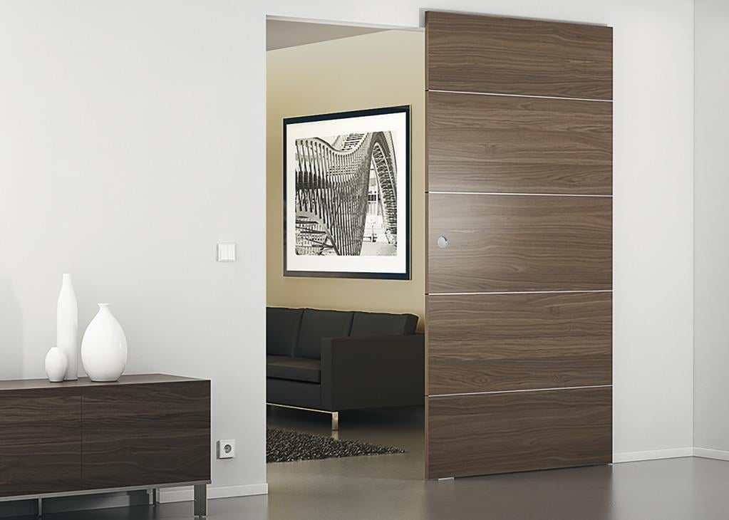 Kayar Kapı Seti 80 kğ. Gizli Raylı