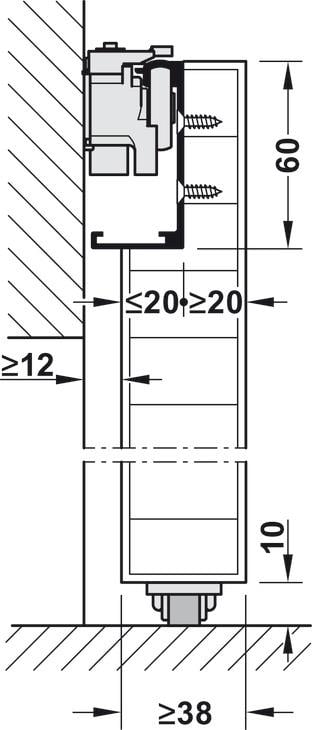 Kayar Kapı Seti 80 kğ. Gizli Raylı