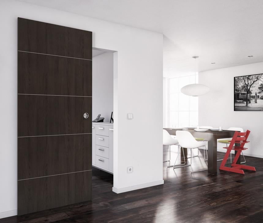 Kayar Kapı Seti 80 kğ. Gizli Raylı