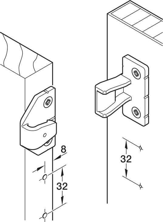 Keku Panel Bağlantı Elemanı As Çerçeve Birleşenli-4 Adet