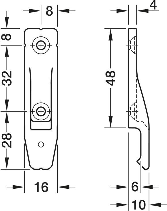 Keku Panel Bağlantı Elemanı-dikey 30 Mm-4 Adet