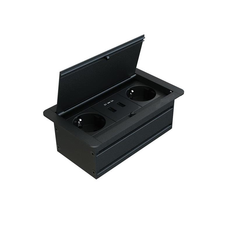 Klip-Line Bas-aç Priz Sistemi Antrasit 10.8300/3