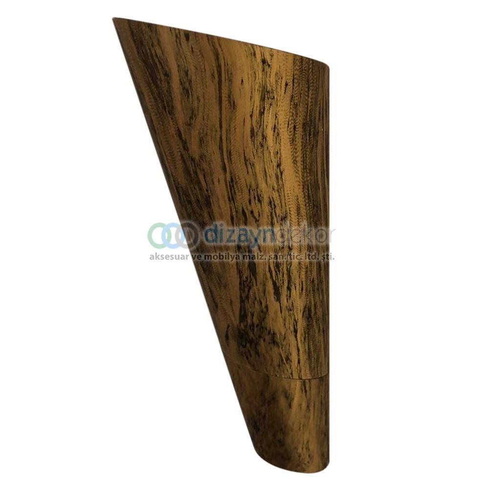 Konik Açılı Koltuk Kanepe Ve Dolap Ayağı Antik Desenli 15 Cm