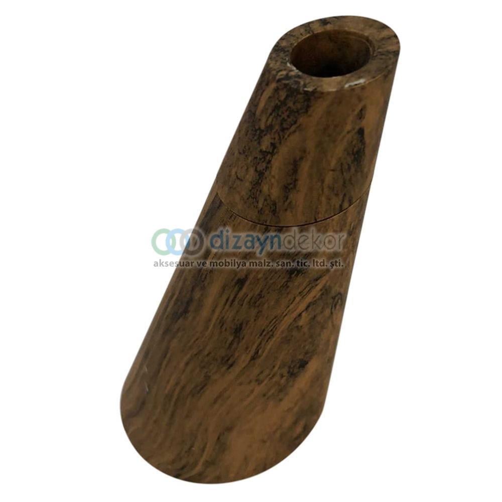 Konik Açılı Koltuk Kanepe Ve Dolap Ayağı Antik Desenli 20 Cm