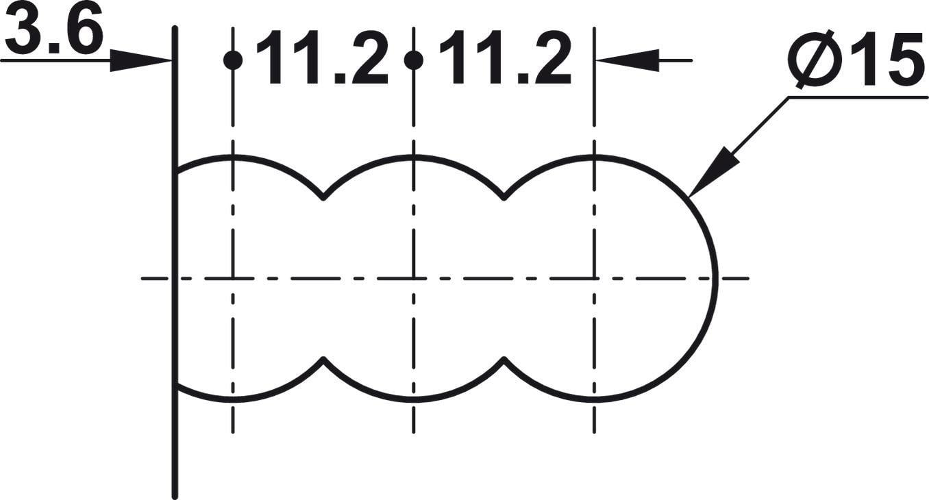 Lamello Cabineo RTA Dolap Bağlantı Elemanı - Beyaz 12 Adet