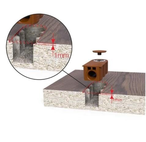 Linco Gizli Dolap Bağlantı Elemanı - Beyaz 12 Adet