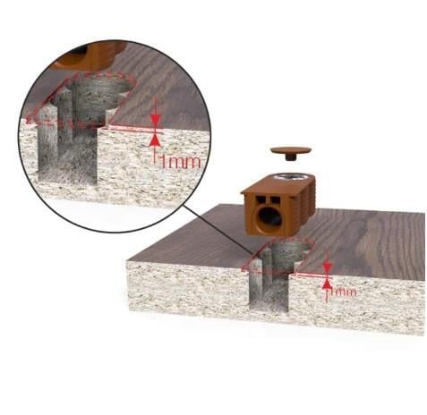 Linco Gizli Dolap Bağlantı Elemanı - Beyaz 12 Adet