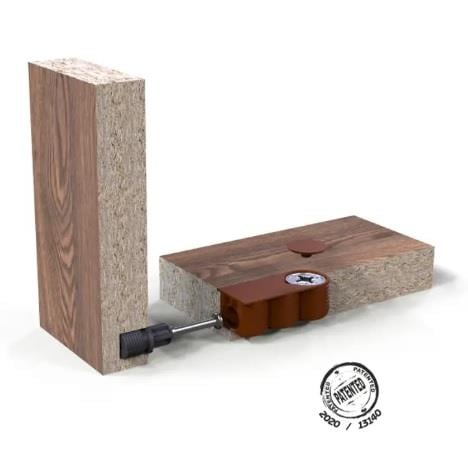 Linco Gizli Dolap Bağlantı Elemanı - Beyaz 12 Adet