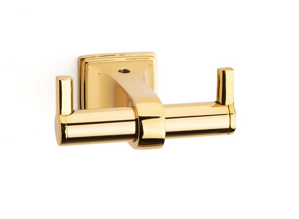 Line İkili Bornoz Askılığı Gold Kaplama