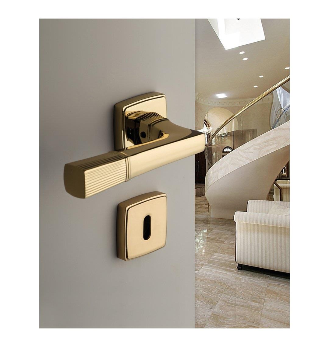 Lucina Rozetli Kapı Kolu Altın - Oda