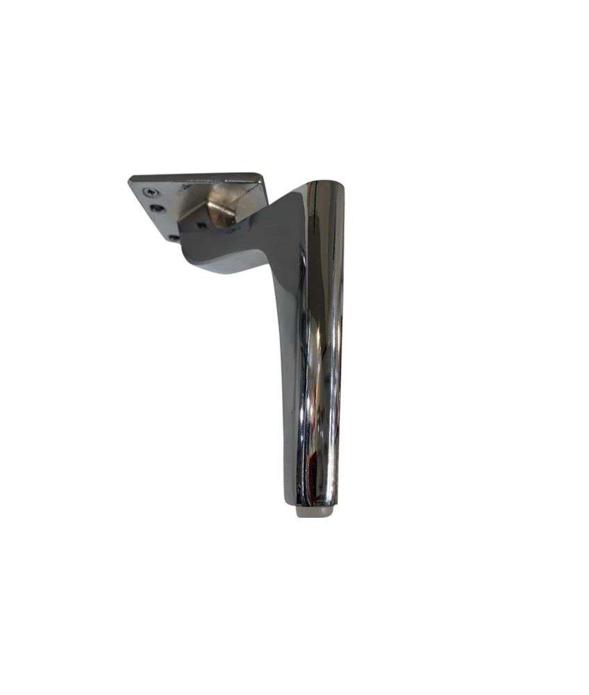 Lyon Dekoratif Mobilya Ve Koltuk Ayağı Parlak Krom 20 Cm