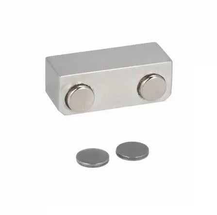 Mantetik Mıknatıslı F/UV Yapıştırma Cam Kabin Dolap Kapak Tutucu Çiftli