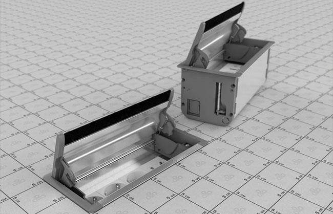 Masa Üstü Basaç Fırçalı Data Priz Sistemi 10.1100/8