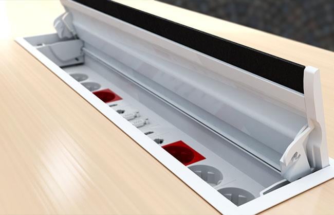 Masa Üstü Basaç Fırçalı Priz Sistemi 10.1100/5