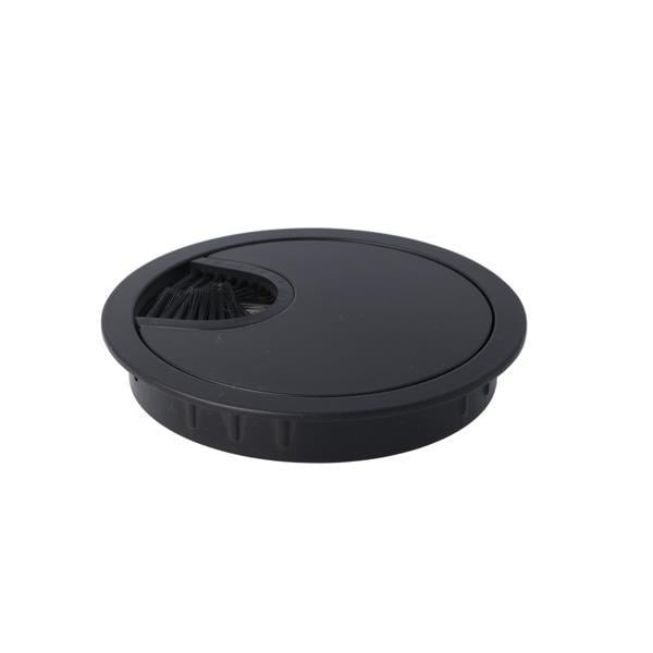 Mat Siyah Boyalı Zamak Kablo Kapağı 80 Mm