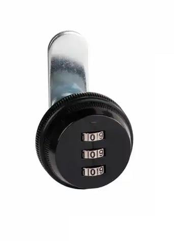 Mat Siyah Şifreli Dolap Kapak ve Çekmece Kiliti