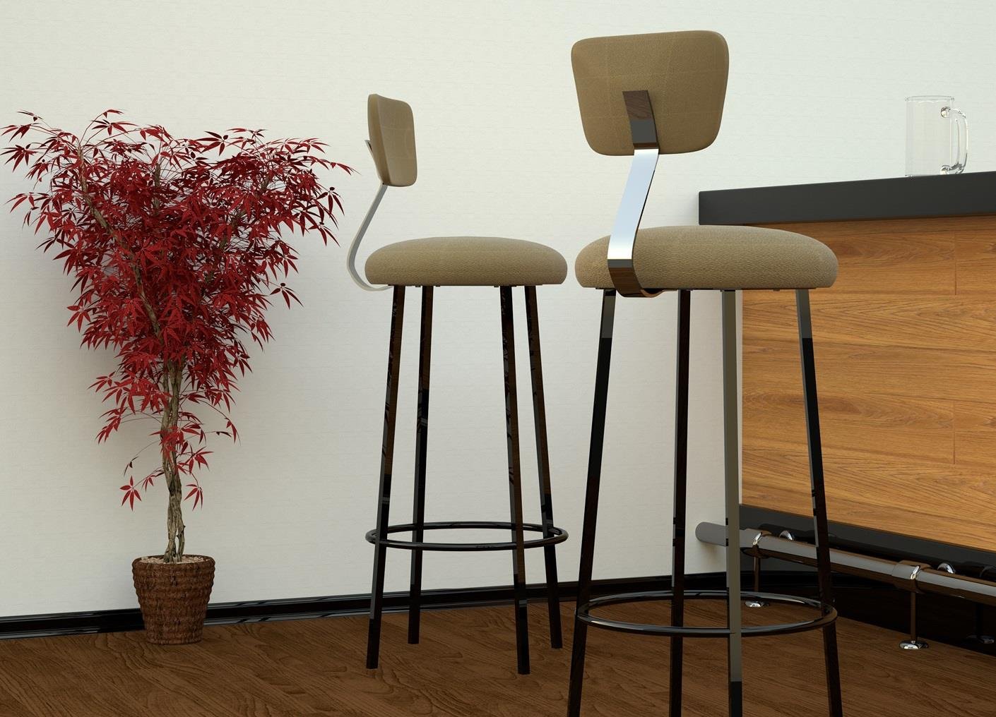 Metal Döner Tv Tabure Altlığı 176*176*24 Mm 0062