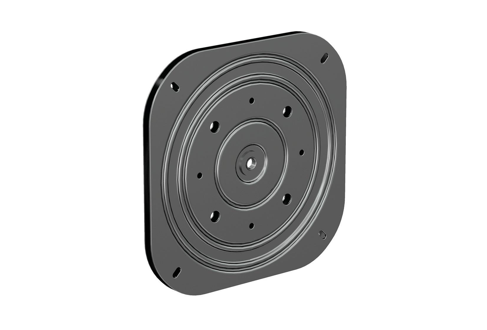 Metal Döner Tv Tabure Altlığı 260*260*12 Mm 0065