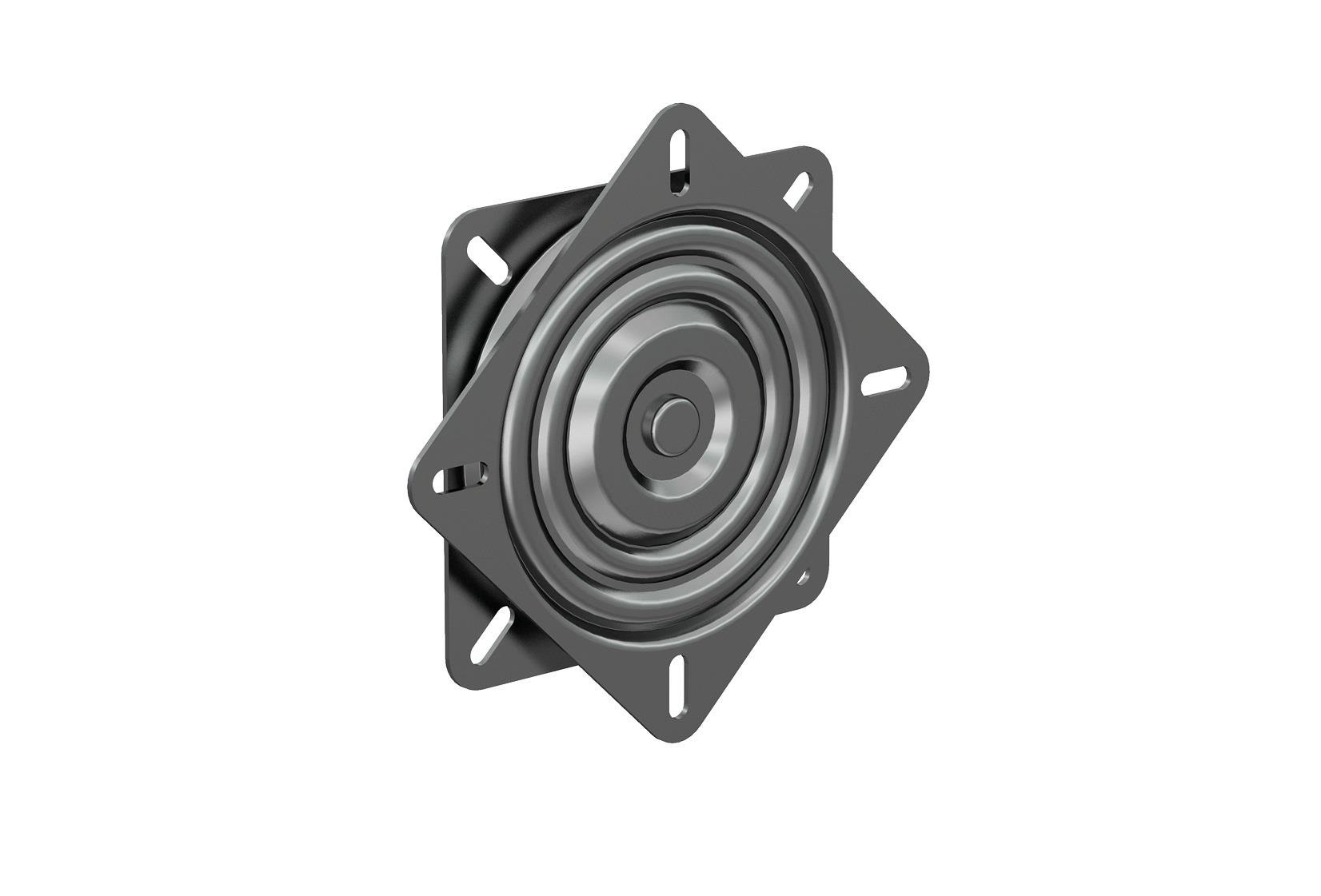 Metal Döner Tv Tabure Altlığı Rulmanlı 160*160*20 Mm 0075